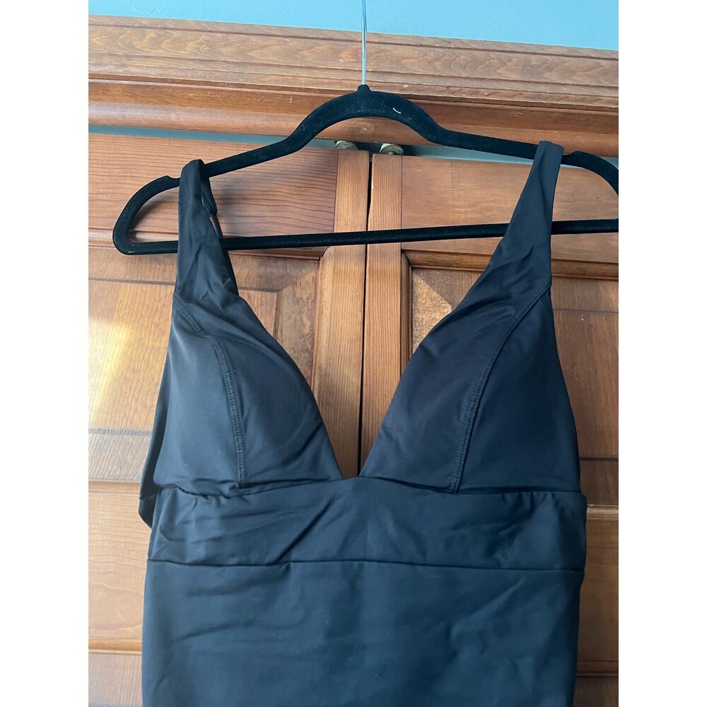NWT Andie Women's The Sardinia Smooth Black One Piece Swimsuit Size M - Picture 5 of 13